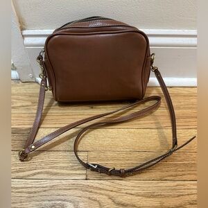 Kendall Conrad - Elegant Brown Leather Crossbody Bag